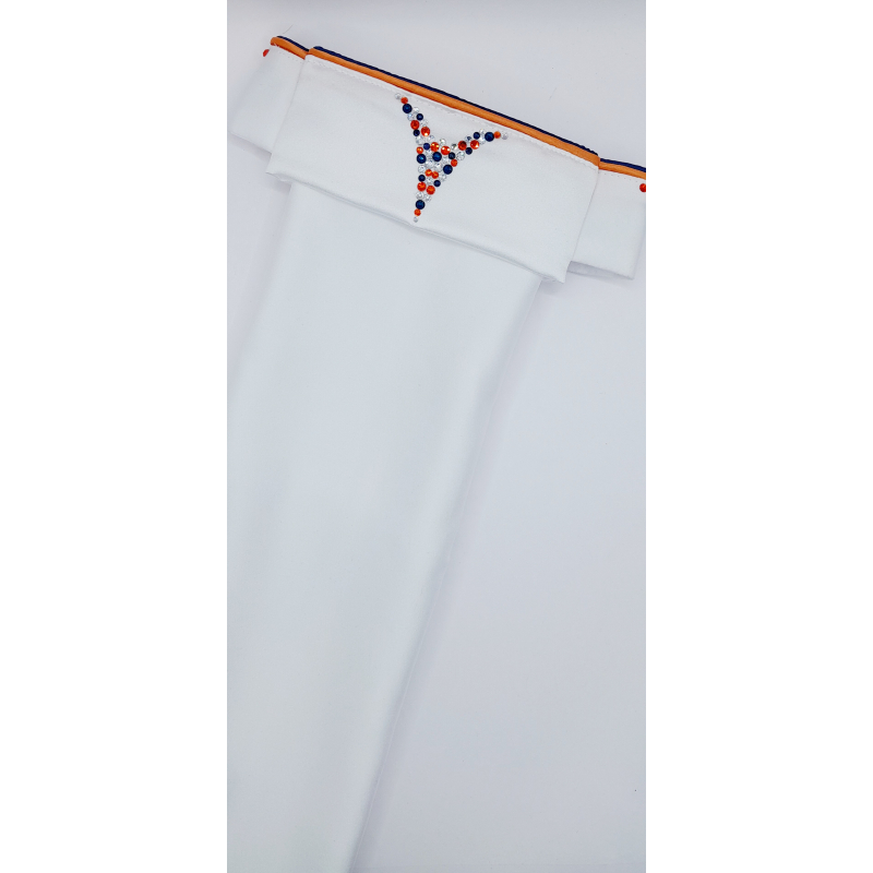 Plastron montana oranje "Athena"