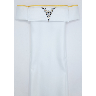 Plastron goud zwart XXwijd "Athena" Plastron goud zwart XXwijd "Athena"
