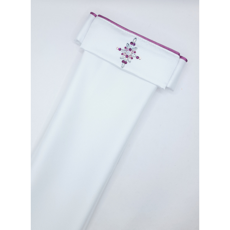 XS Plastron fushia "Hades" 