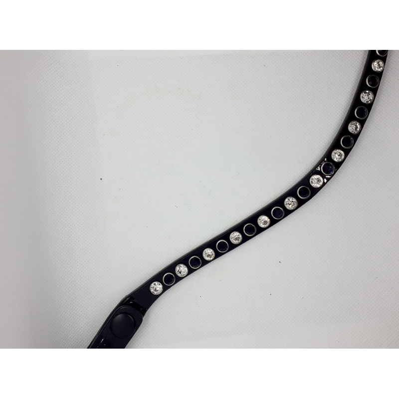 Frontriem montana blauw -crystal