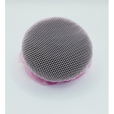 Knotnetje elastisch extra strass roze custom