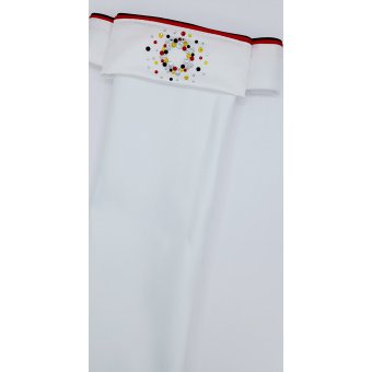 Plastron zwart geel rood "La Brabançonne "