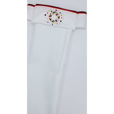 Plastron zwart geel rood "La Brabançonne "