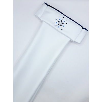 Plastron navy blauw "Artemis"